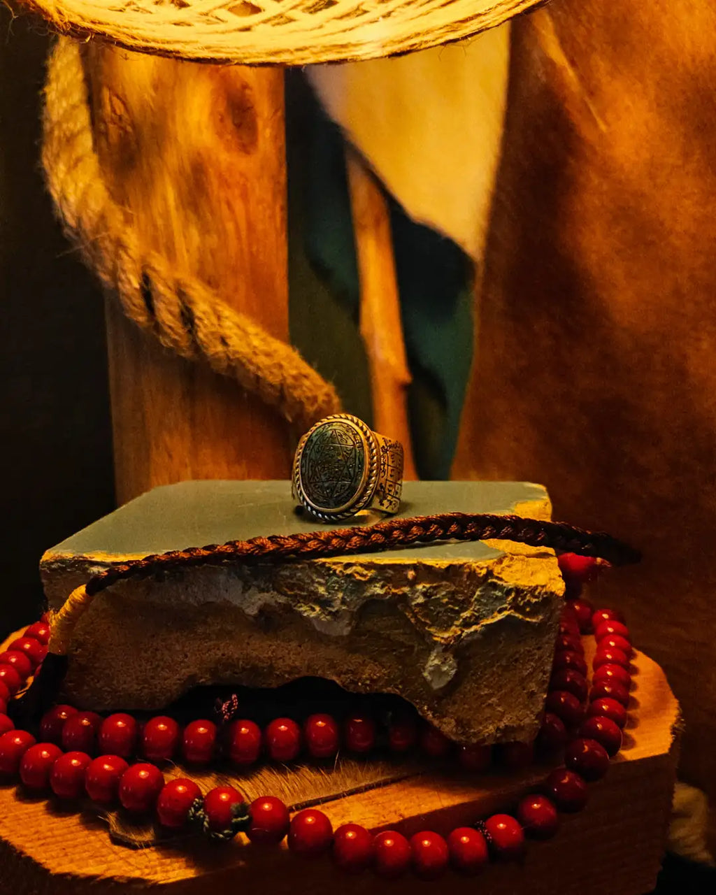 El Yazma Tılsımlı Hakiki Nişabur Firuze Yüzük