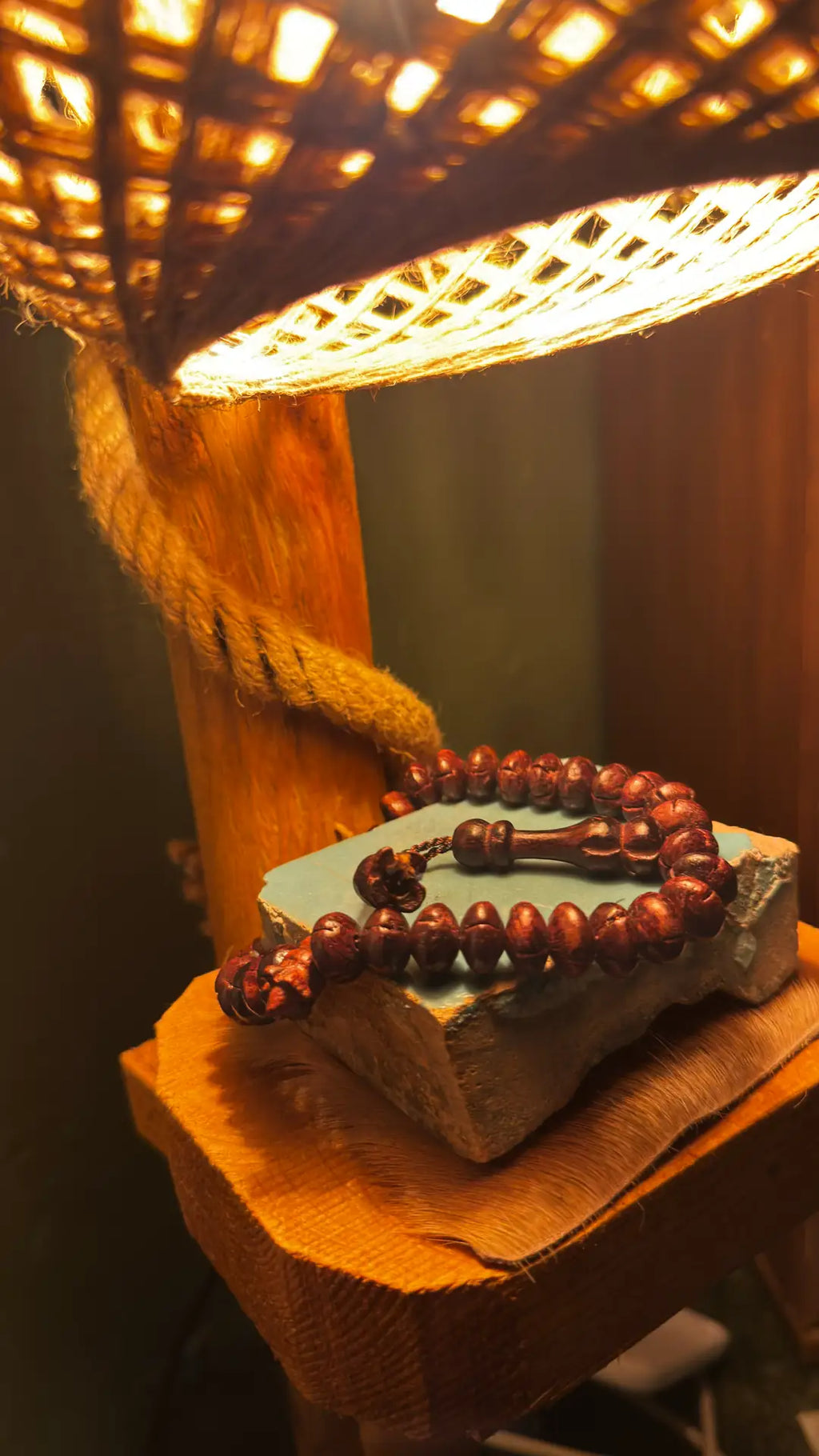 Hakiki Oud Ağacı Mis Kokulu Tesbih